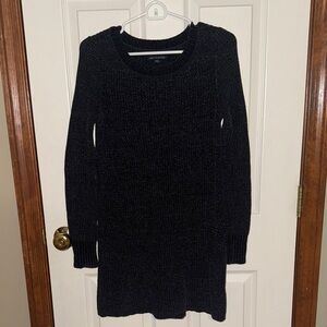 American Eagle Outfitters Navy Long Sleeve Dress